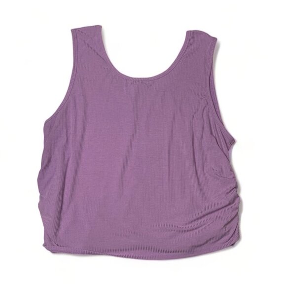 Love, Fire Trendy Plus Size Side Rushed Drawstring Tank, Size 3X, New - Picture 9 of 9